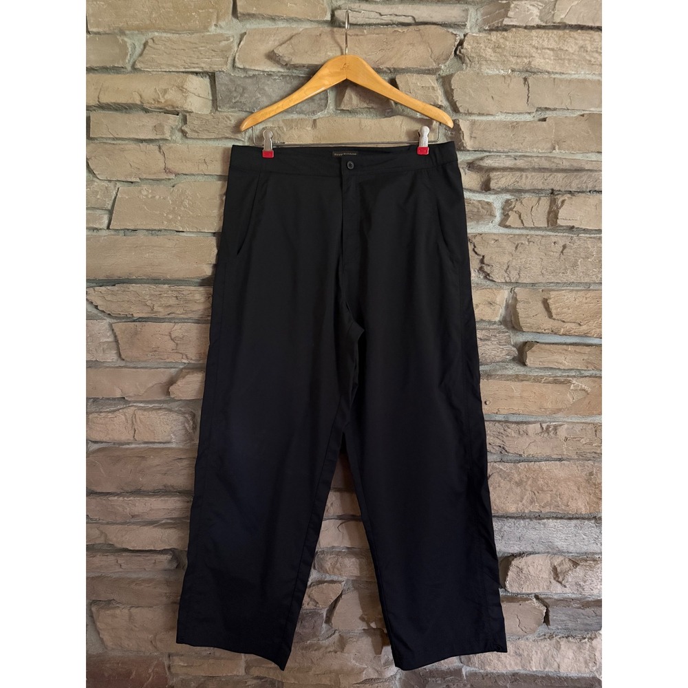 Royal Robbins Womens Black Hiking Pants Size 14 Short Nylon Lycra Stretch Pants